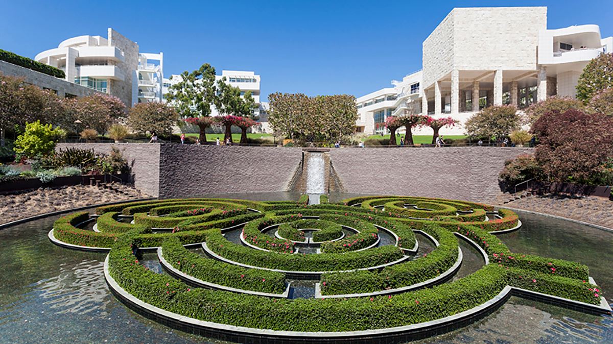 The amazing gardens of the The J. Paul Getty Museum in Los Angeles, California