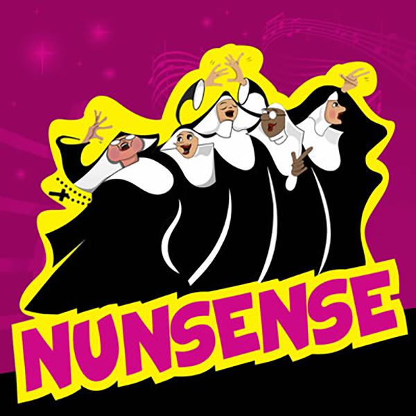 The Nunsense graphic for the show at the Barn III Theatre in Goodwin, Illinois